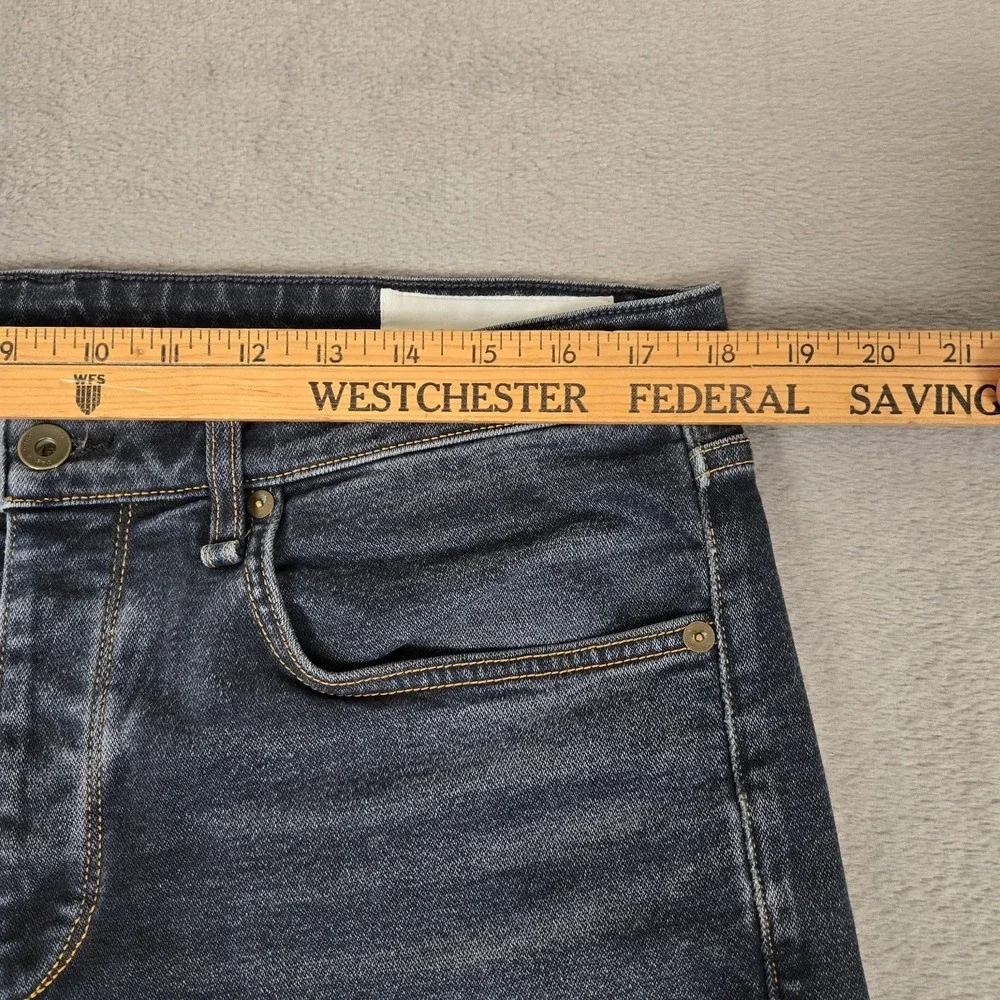 Rag & Bone Fit 2 Jeans Mens 34x28‎ Slim Straight Scout Dark Wash Blue Denim